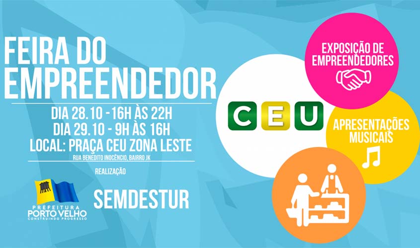 Feira do Empreendedorismo começa no próximo sábado