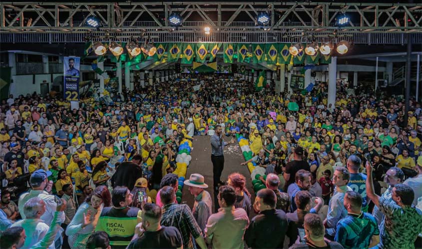 Marcos Rogério reafirma seu compromisso com Rondônia em grande encontro com apoiadores e militantes em Porto Velho