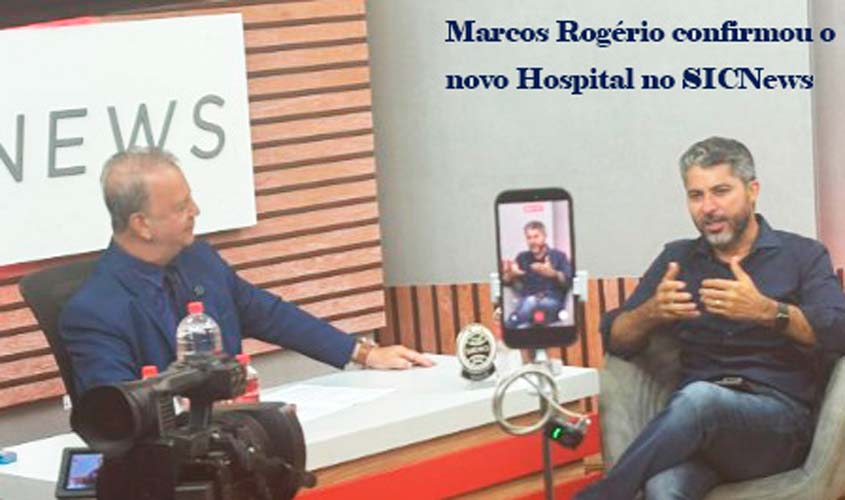 Marcos Rogério confirma construção do Heuro e hospital infantil