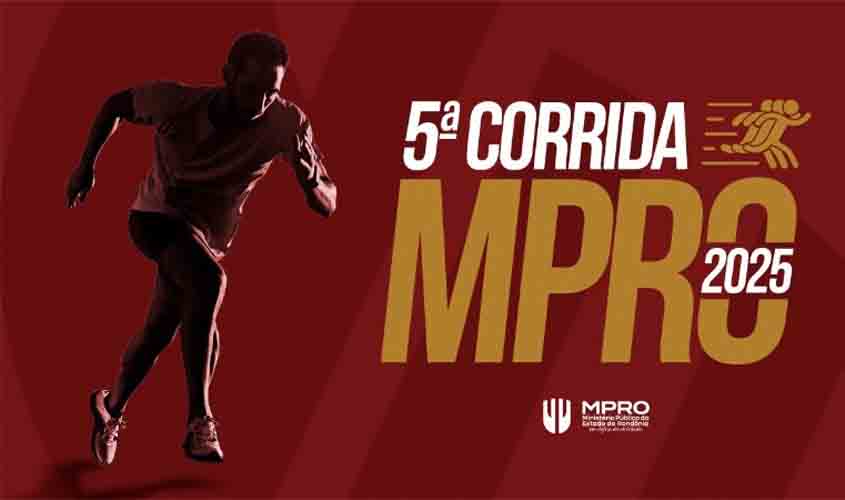 Inscrições para a 5ª Corrida MPRO serão abertas amanhã (27)