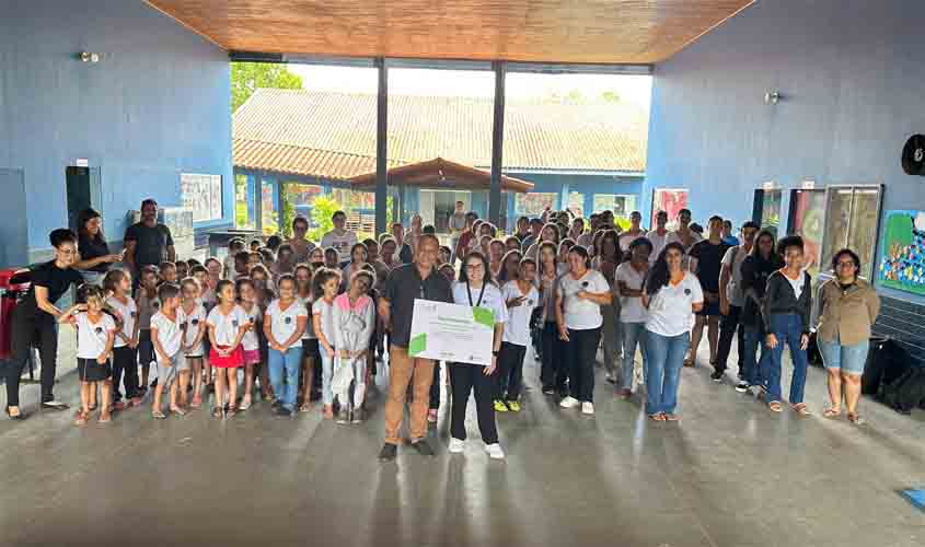 Escola rural recebe melhorias do projeto Escola Transforma