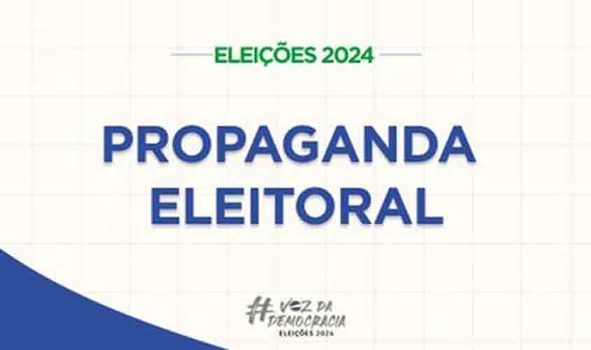 Prazo para remoção de propaganda eleitoral do 2º turno termina nesta terça (26)