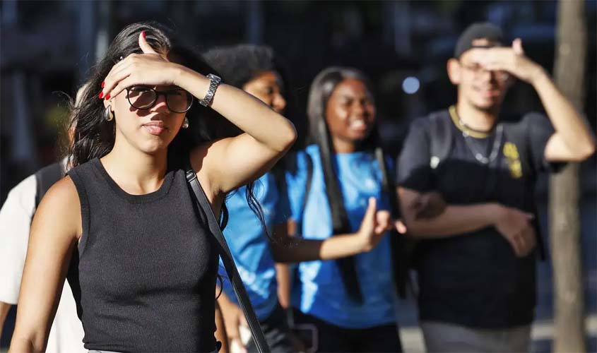 Corpo humano sofre com temperaturas acima de 35°C