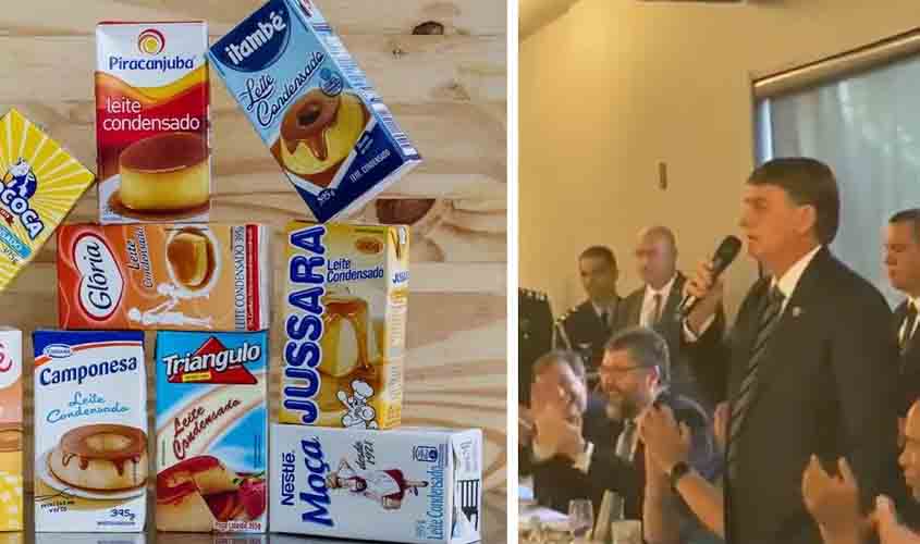 Bolsonaro se revolta após escândalo do leite condensado e manda imprensa à PQP (vídeo)