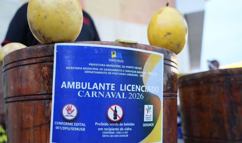 Prefeitura fortalece ambulantes no Carnaval