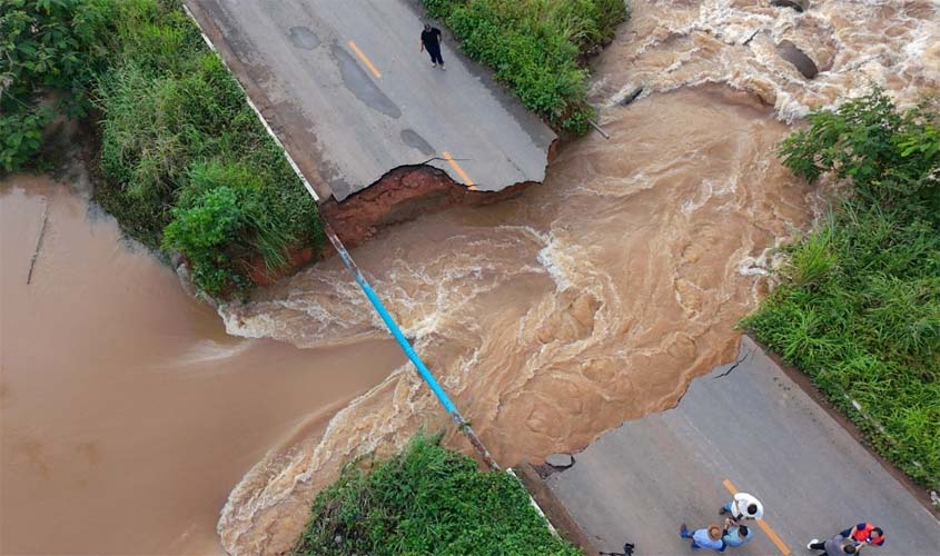 Acesso alternativo é feito na estrada de Santo Antônio pela Prefeitura