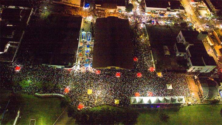 Grandes nomes dos shows sertanejos no palco da Rondônia Rural Sul