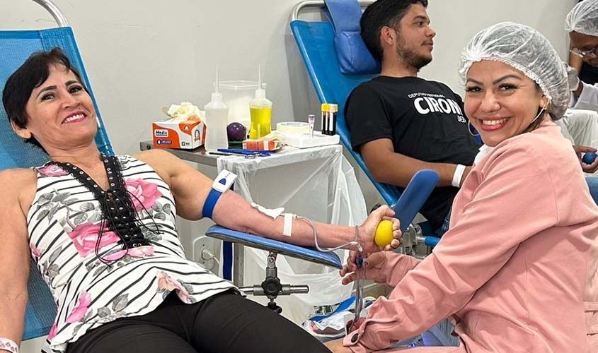 Evento solidário aumenta estoque de sangue em Cacoal