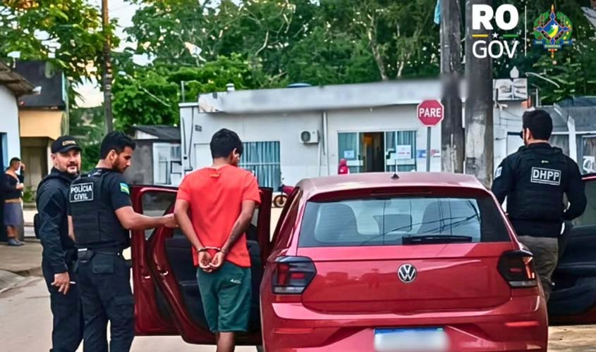 Polícia Civil de RO prende suspeito de homicídio em Porto Velho