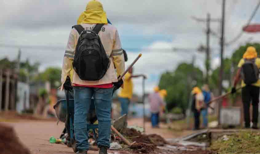 Limpeza Urbana é realizada diariamente pela Prefeitura de Porto Velho