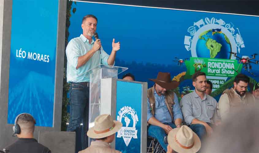 Prefeito Léo Moraes prestigia abertura da 12ª Rondônia Rural Show e reforça apoio aos produtores de Porto Velho