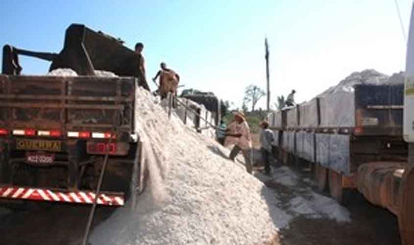 Produtores rurais de Porto Velho já podem solicitar transporte gratuito de calcário pelo Programa Pró-Calcário