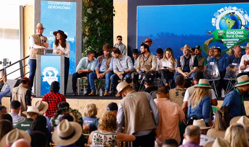 Abertura da 12ª Rondônia Rural Show Internacional destaca força do agro sustentável e inovador, com expectativa de recorde