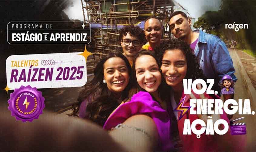 Raízen abre 600 vagas para Programas de Estágio e Aprendiz