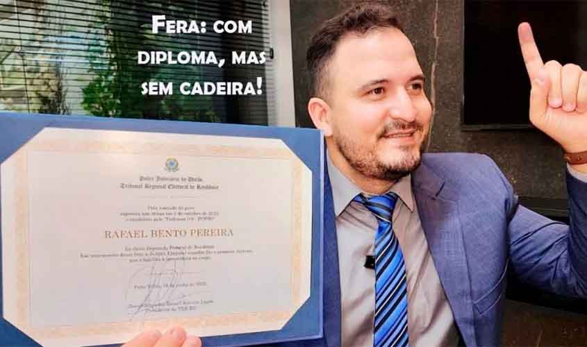COM DIPLOMA DO TRE NA MÃO, RAFAEL FERA NÃO TEM A MÍNIMA IDEIA QUANDO ASSUME SUA CADEIRA NA CÂMARA FEDERAL