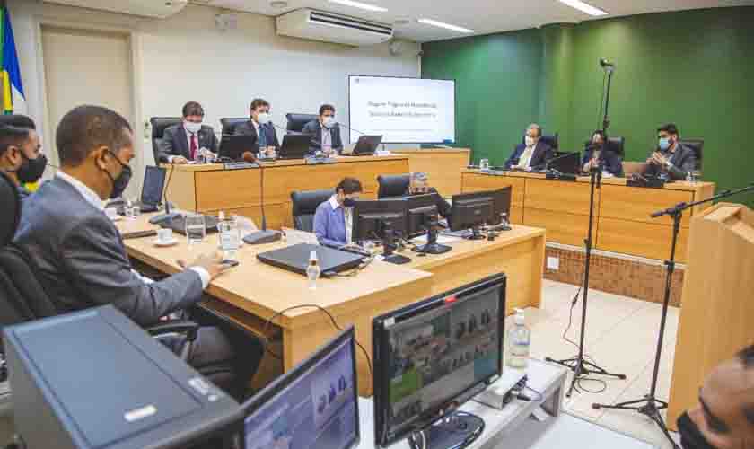 Em reunião no Tribunal de Contas do Estado (TC-RO) Jair montes defende com urgência o fortalecimento do Iperon e os direitos dos servidores públicos 