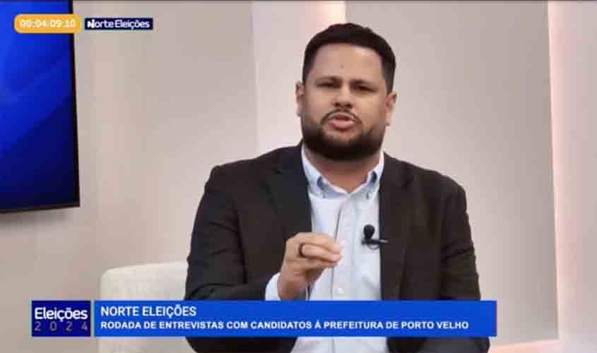 Samuel Costa mostra conhecimento e ganha simpatizantes após sabatina na TV Norte, afiliada ao SBT