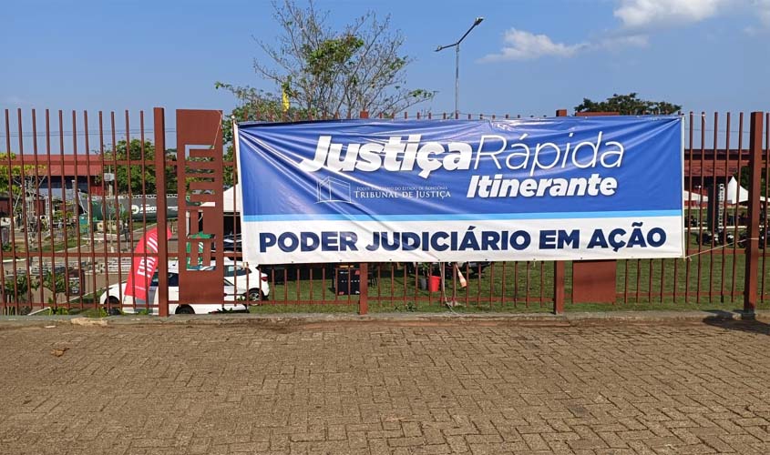 Justiça Rápida Itinerante leva serviços à Agrotec