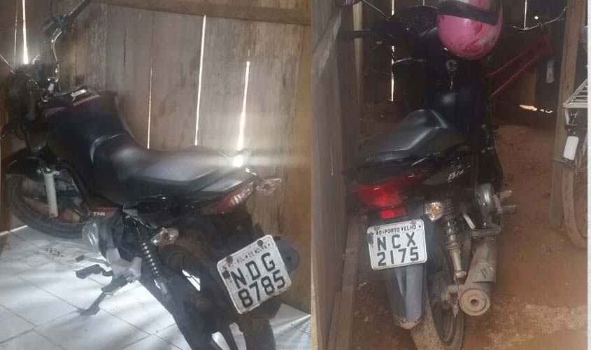 Suspeitos são detidos com duas motos roubadas
