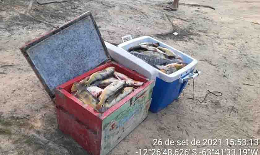 Polícia Militar realiza apreensão de quase 86,72 kg de pescado