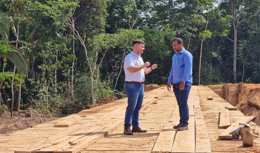 Ponte sobre o Rio São Domingos na Linha 628 está pronta; acesso pelo local já foi liberado