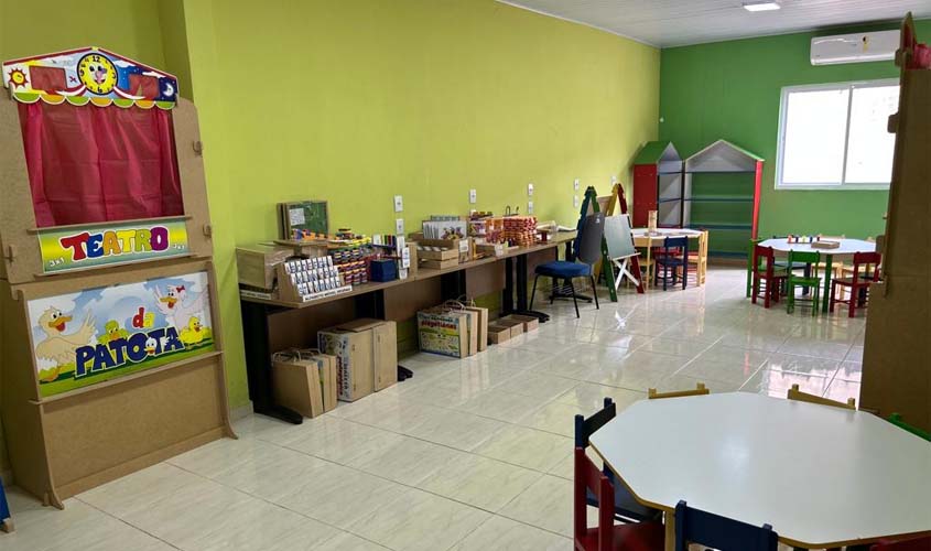 Brinquedoteca é instalada na Biblioteca Estadual Dr. José Pontes Pintos, em Porto Velho