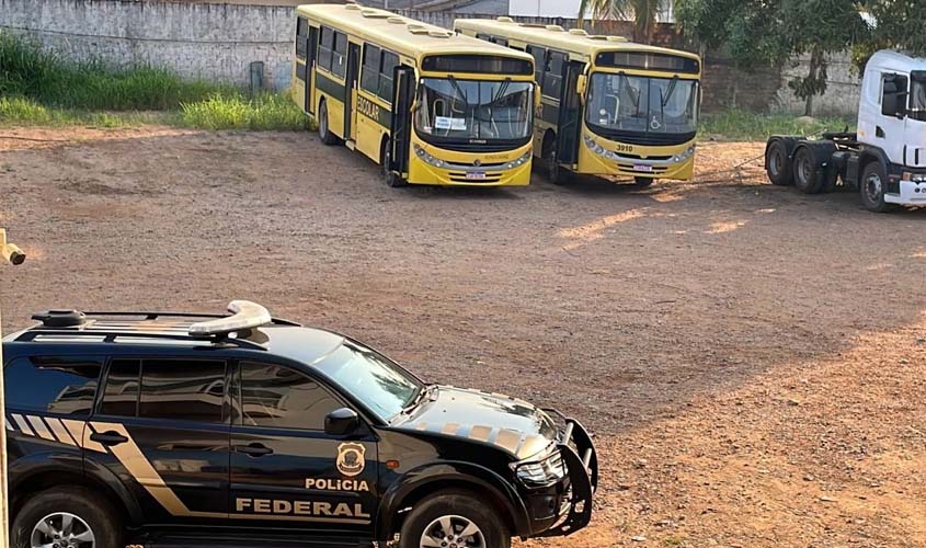 PF realiza operação contra fraude em licitação de transporte escolar em Rondônia