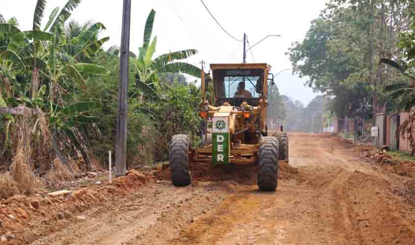 Governo de RO investe em pavimentação urbana no município 