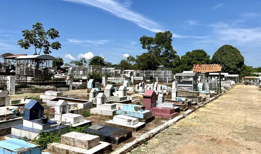 Prefeitura prepara cemitérios municipais para o feriado do dia 2
