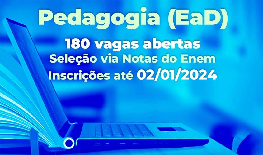 UNIR abre processo seletivo para graduação em Pedagogia EAD