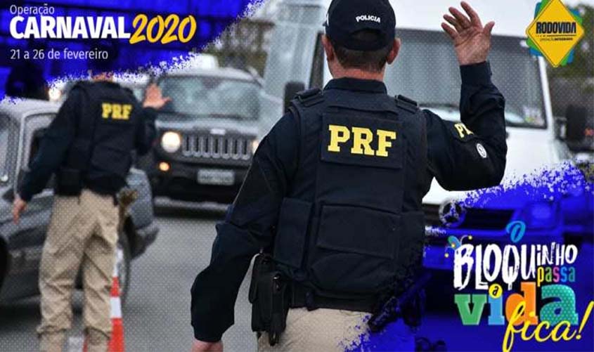 Carnaval 2020: PRF apreendeu, em Rondônia, 957 munições e prendeu 20 motoristas embriagados