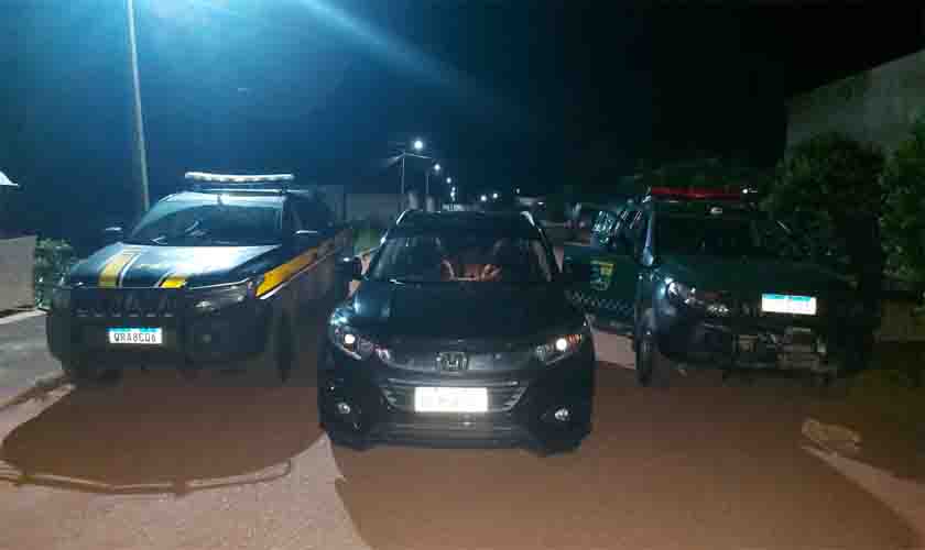 Forças de Segurança na fronteira recuperam mais um veículo roubado no Rio de Janeiro e clonado em Porto Velho