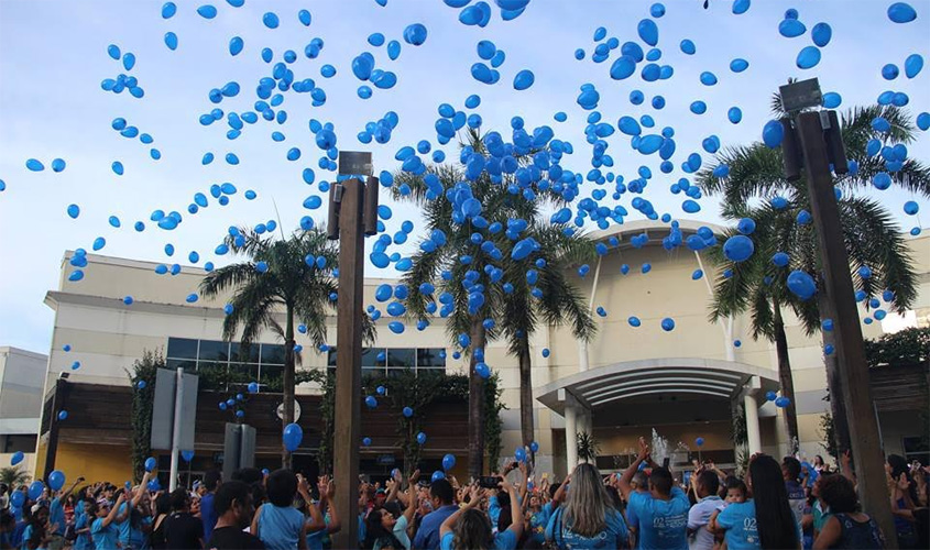 Soltura de balões no Porto Velho Shopping será dia 2 em prol dos autistas