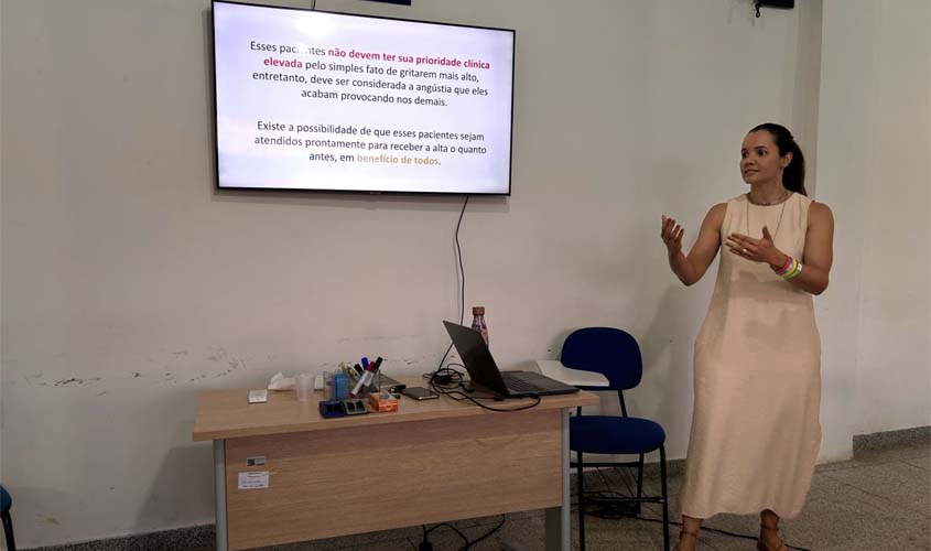 Saúde treina profissionais em Classificação de Risco