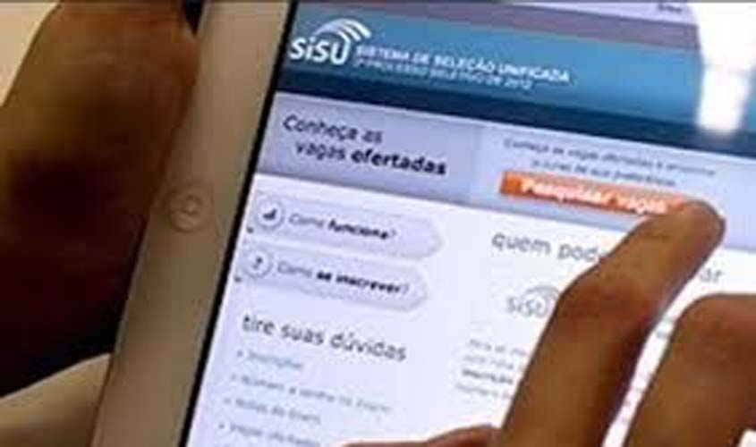 Estudantes selecionados no Sisu têm até hoje para fazer matrícula