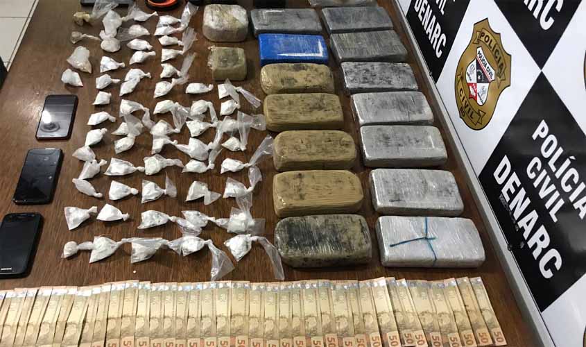 Considerado pela polícia o maior fornecedor de droga em Porto Velho é preso com quase 17 kg de cocaína