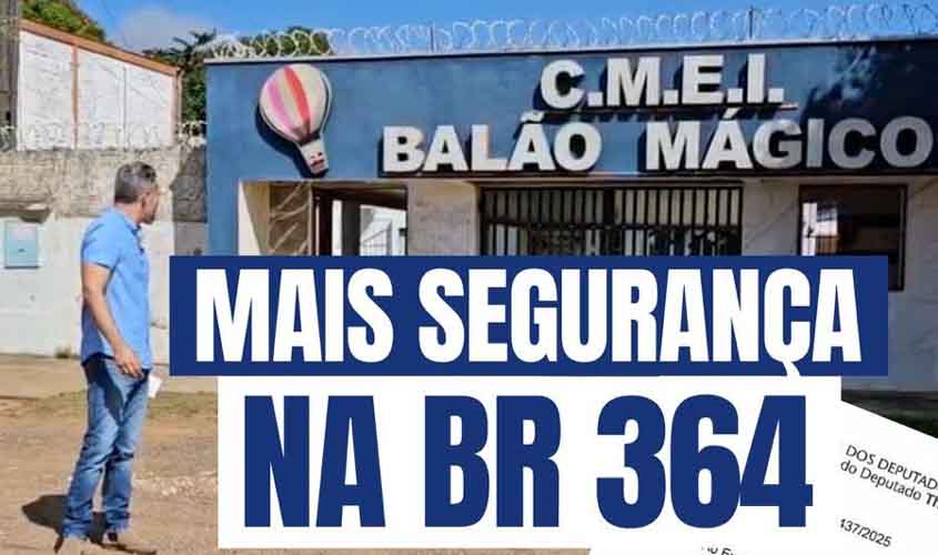 Deputado Thiago Flores cobra providências urgentes do DNIT para garantir segurança no acesso à escola Balão Mágico 