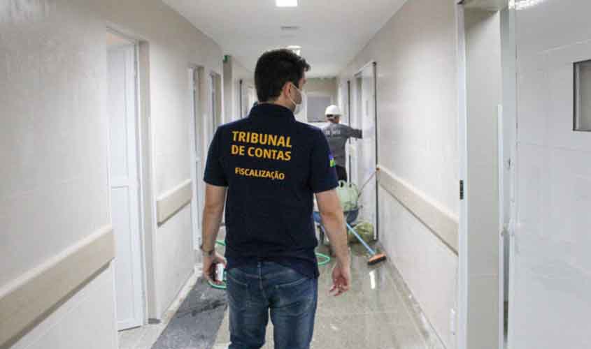 Fiscalização semanal do TCE constata obras quase finalizadas na ala de neurologia do HB