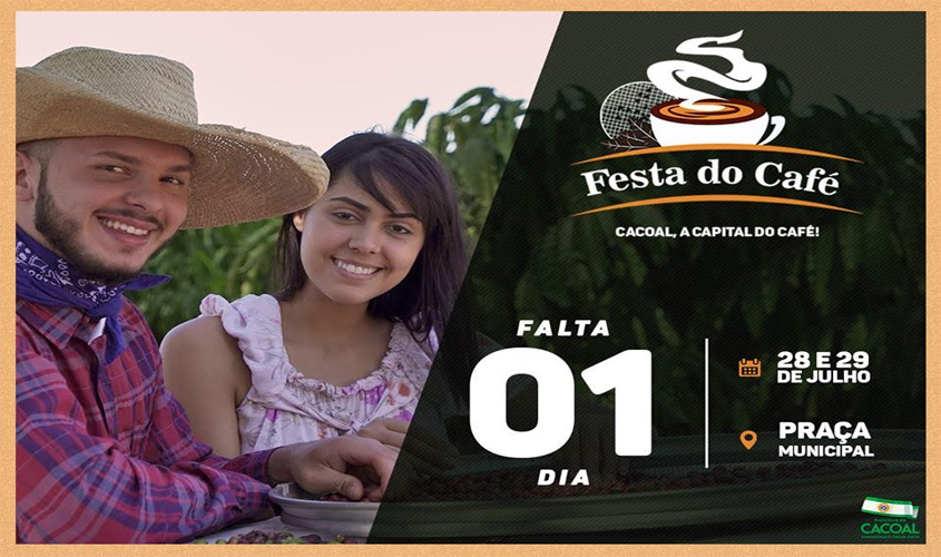 Festa do Café é neste fim de semana em Cacoal