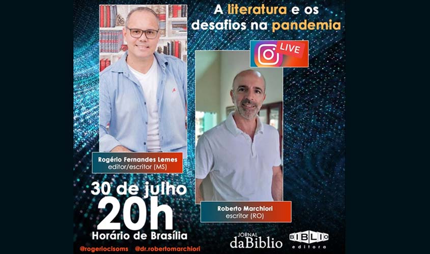 Professor do UNIR fará lançamento de livro através de LIVE no Instagram