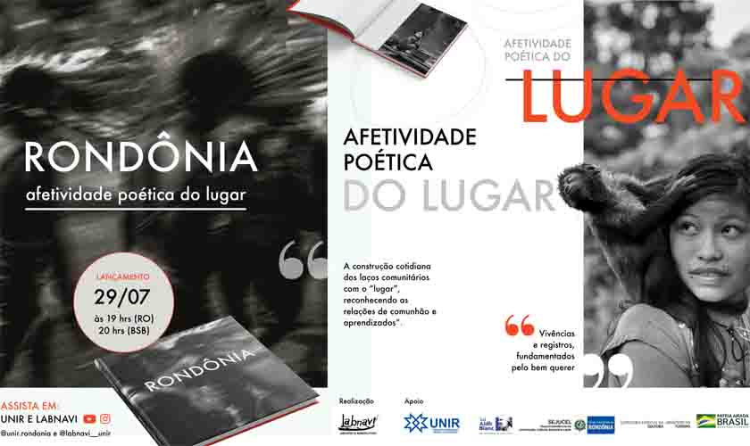 'LUGAR DE AFETO' : professor da Unir lança livro fotográfico de Rondônia