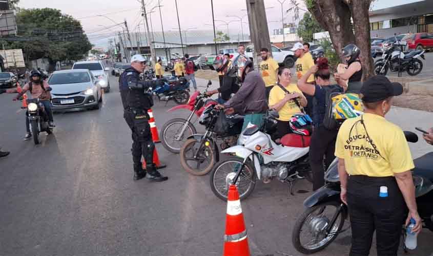 Semana Nacional de Prevenção de Sinistros com Motociclistas é aberta em Porto Velho 