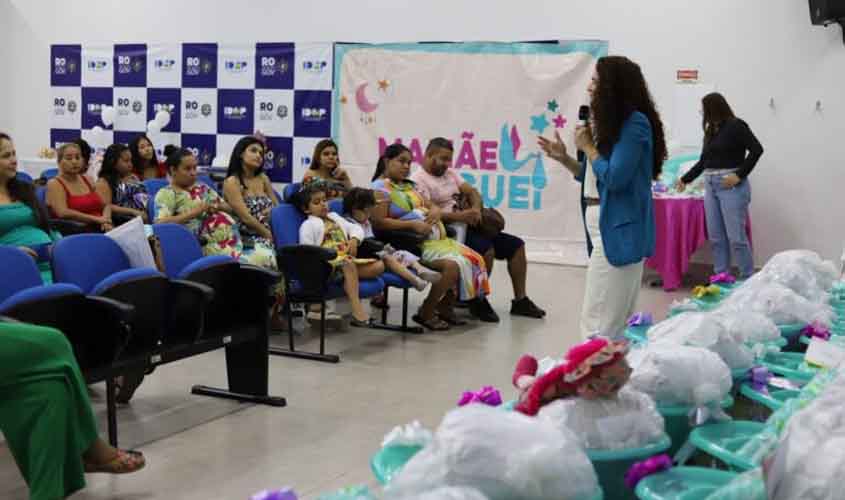 Troca de informações e entrega de kits enxoval são realizadas em mais um encontro com beneficiárias do Mamãe Cheguei