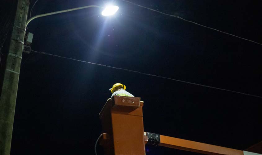 Prefeitura de Porto Velho garante 100% de nova iluminação no bairro São Francisco