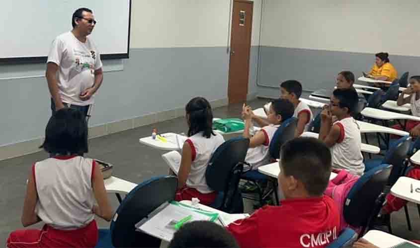 Acessibilidade e mobilidade urbana foram temas do projeto 'Agente Mirim da Cidadania no Trânsito”