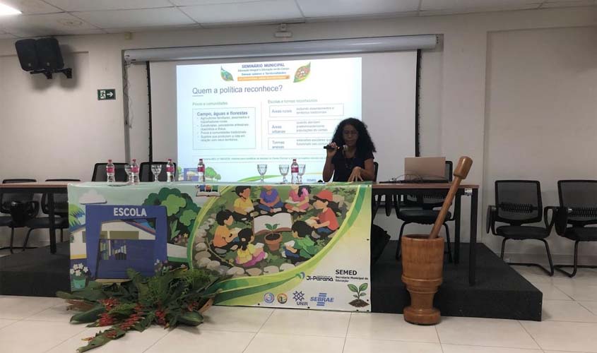 Semed promove seminário sobre ensino integral e no campo