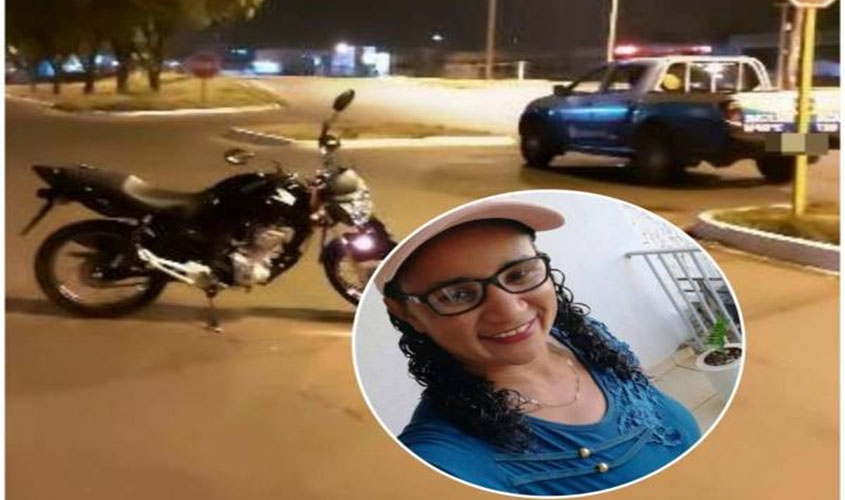 Trafegando na contramão, carreta atinge motocicleta e mata cozinheira de 40 anos, no centro de Vilhena