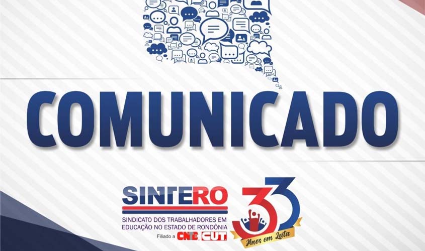 Sede Social do Sintero não funcionará no dia 02 de outubro