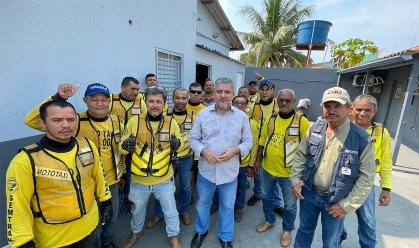 Fogaça obtém apoio de mototaxistas e donos de balneários de Porto Velho