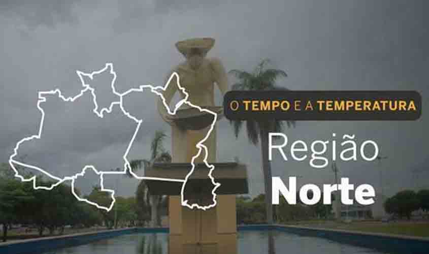 Variação de temperaturas marca o sábado na Região Norte